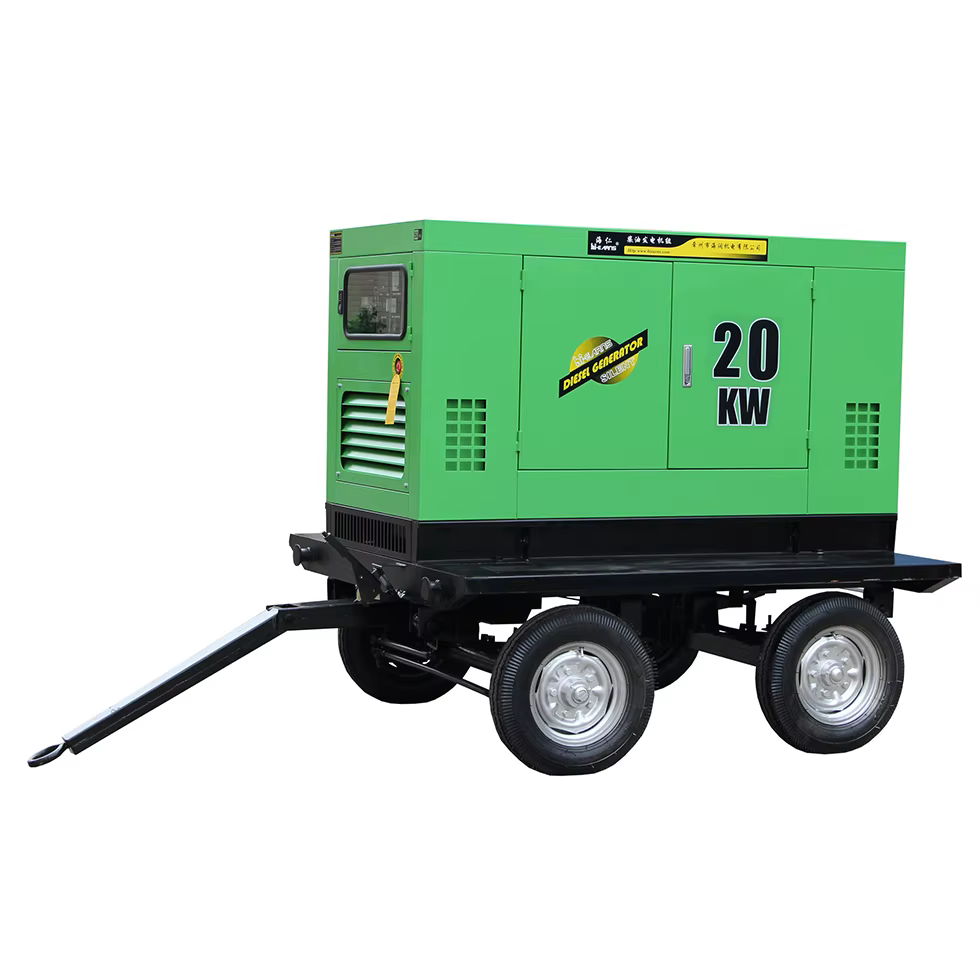 Hiearns 30KW 40 Kva Portable diesel Generator Travel Trailer Price