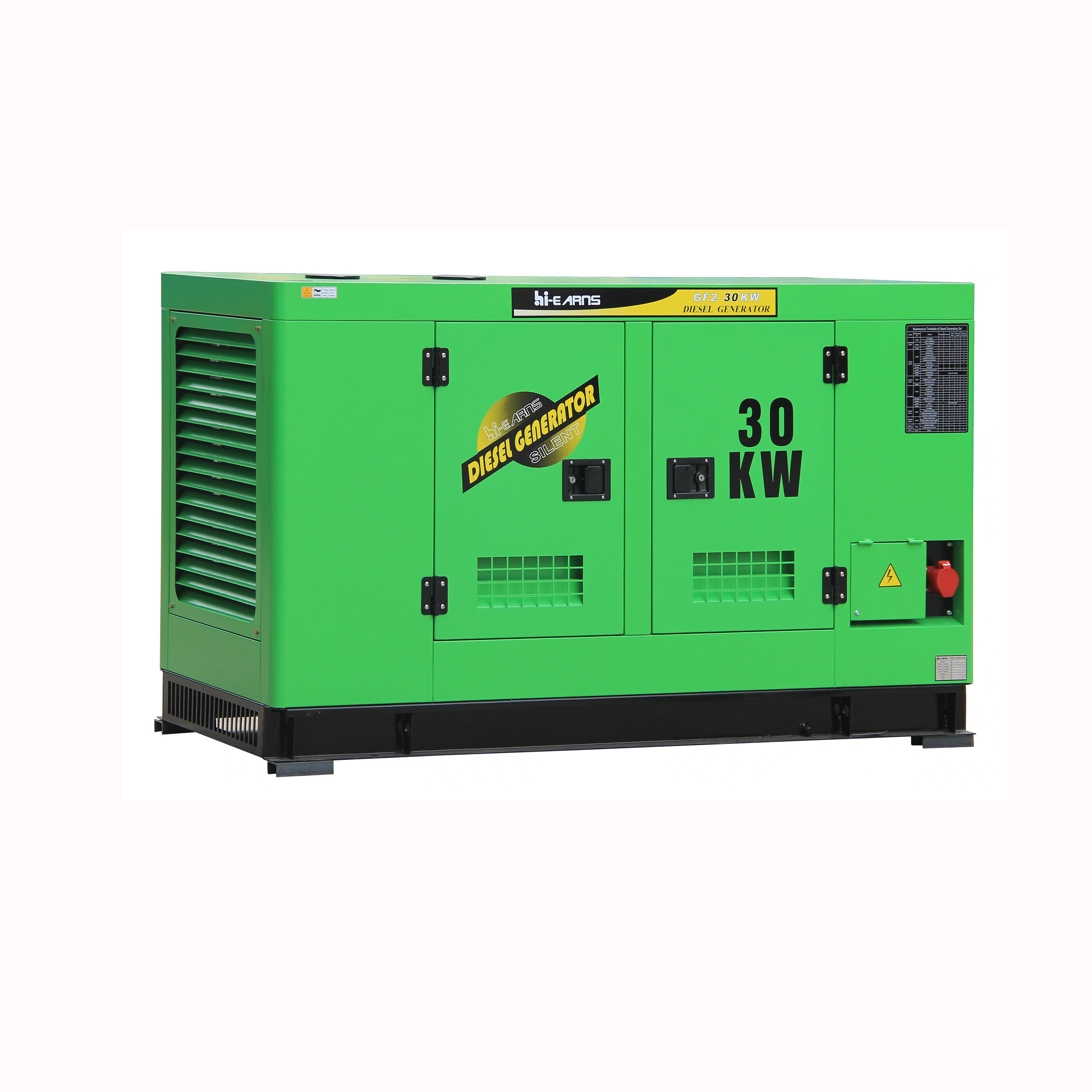 GF2-40KW Water-cooled diesel Generator Green Color