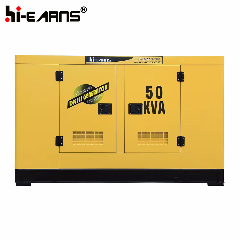 Hiearns Generator 50 Kva 40KW Water Cooled Silent Type diesel Generator Set GF2-50KVA 	 Generator 50 Kva