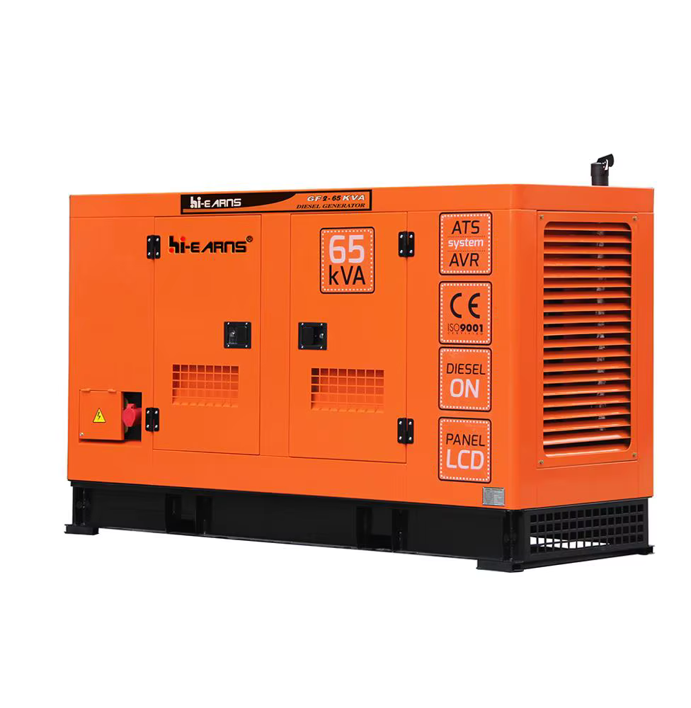 diesel Generator 50kva Hot Sale 65KVA 50KW Three Phase Portable Water Cooled Silent diesel Generator