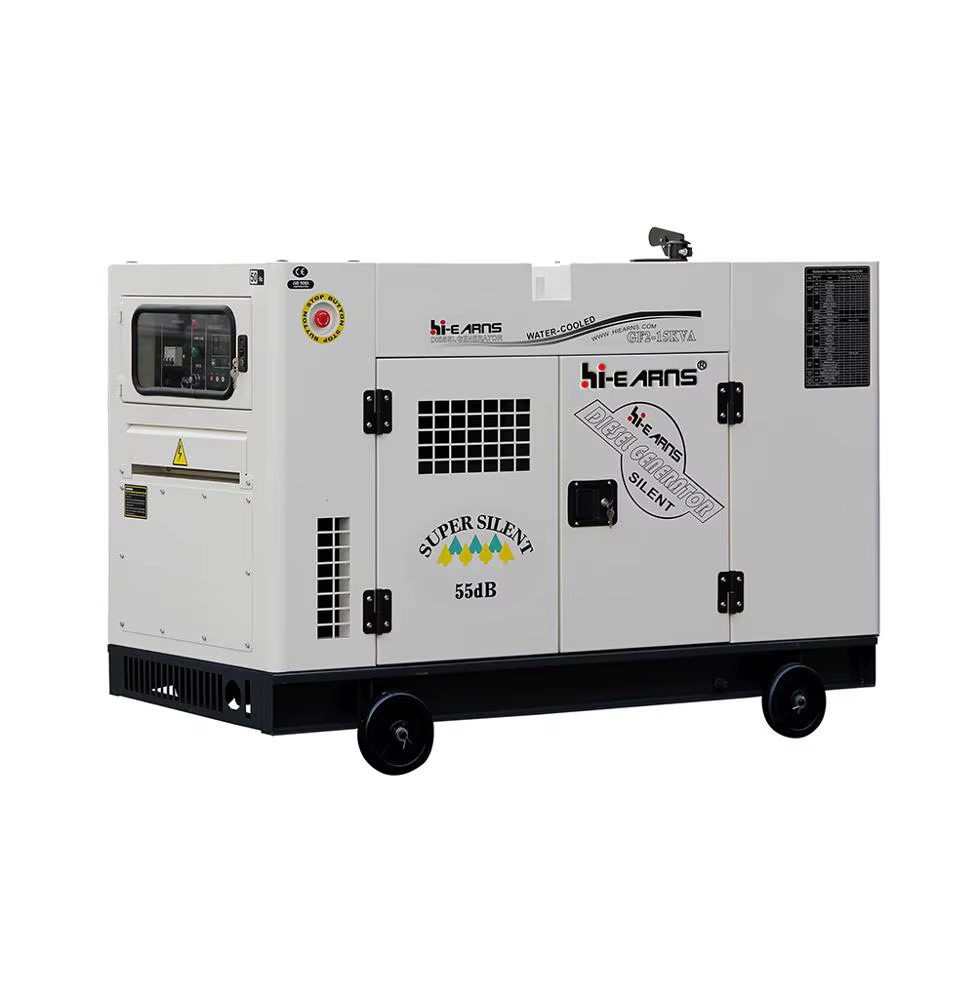 12KVA 15KVA Super Silent Single Phase Water Cooled diesel Generator