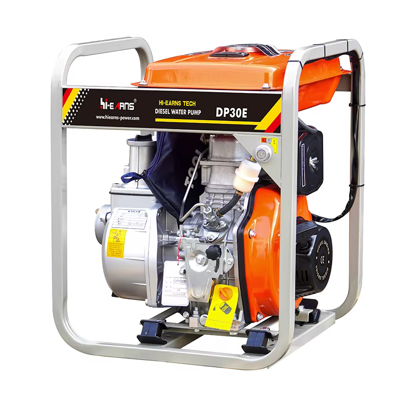 Hiearns DP30E High Flow diesel Water Pump for Irrigating Orchards and Farmland Use Single Cylinder diesel Engine