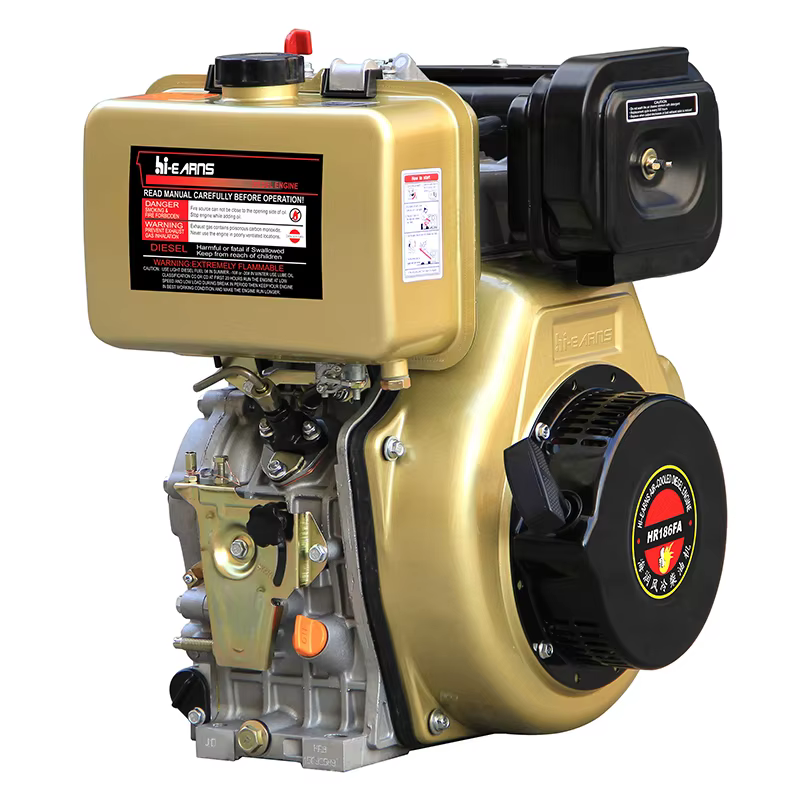 Hiearns HR186FA 6kW Single Cylinder Silent Type diesel Generators for Home