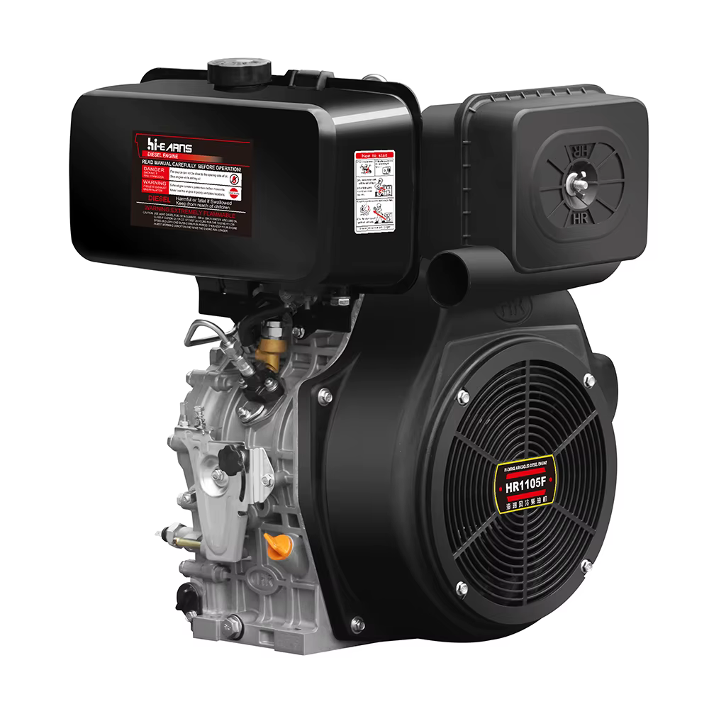13KW Single-cylinder Air Cooled Keyway Shaft Diesel Engine