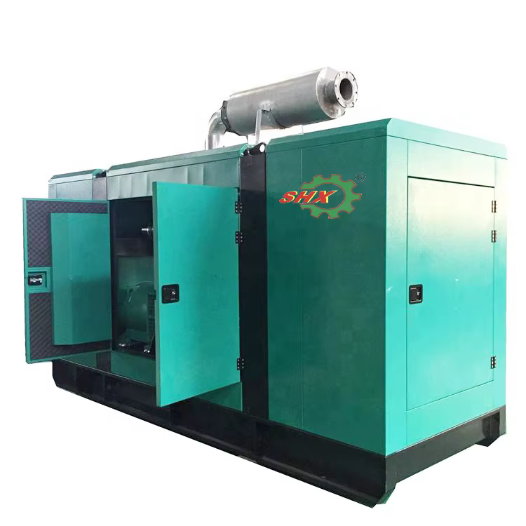 SHX High Power Genset 600kva Silent Type Soundproof Electricity Generation 480kw Industrial Diesel Generator Set