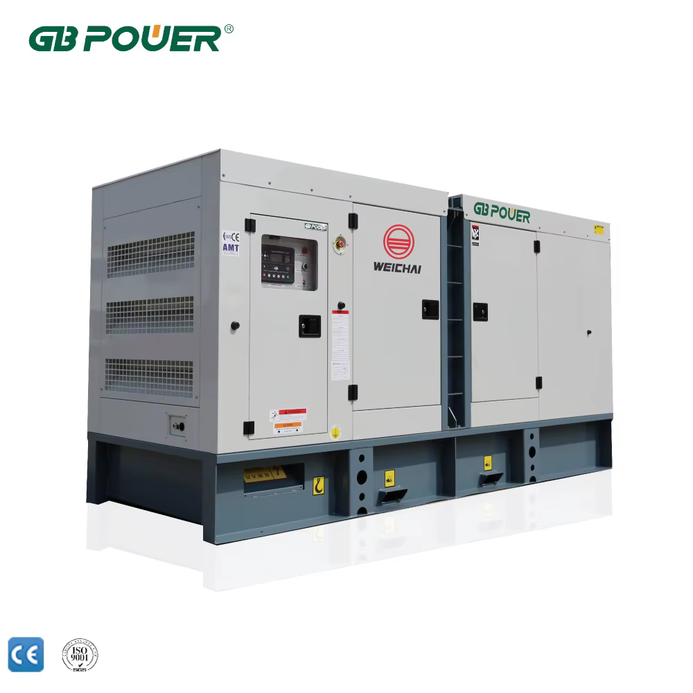 Used Weichai Wp12 Engine Silent diesel Generators 300kva with Strong Power Auto Start Engine WP12D353E200 Alternator GB-HCI444D