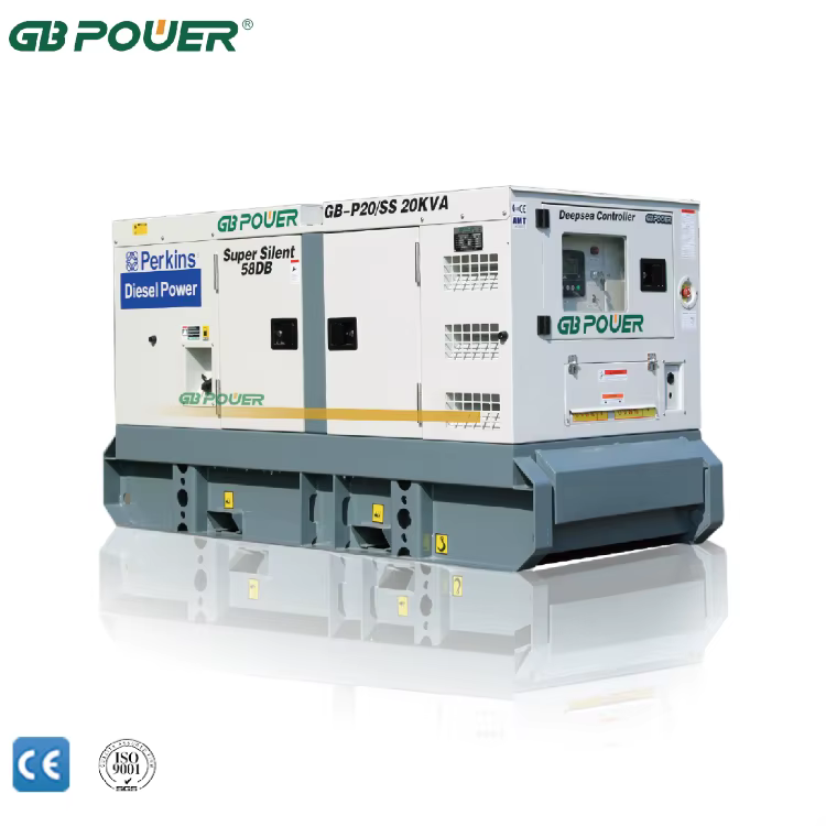 GB POWER Super Silent Three Phase 250kva 50/60Hz Auto Start Diesel Generator with Peikins Engine 1206A-E70TAG3
