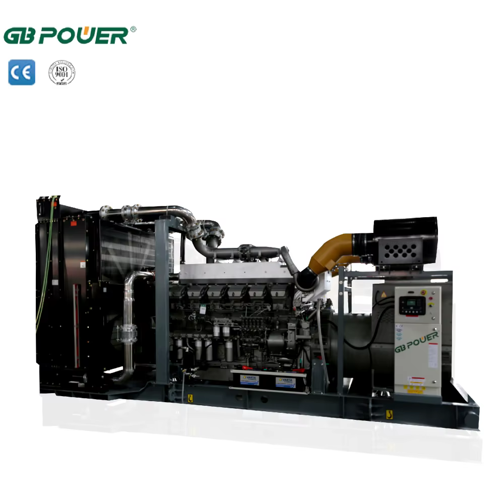 GB POWER GB-MI1000 1000kVA 3 Phase 50Hz Diesel Generator Mitsubishi Engine Model S12H-PTA Leroy Somer Alternator TAL-A49-E ATS