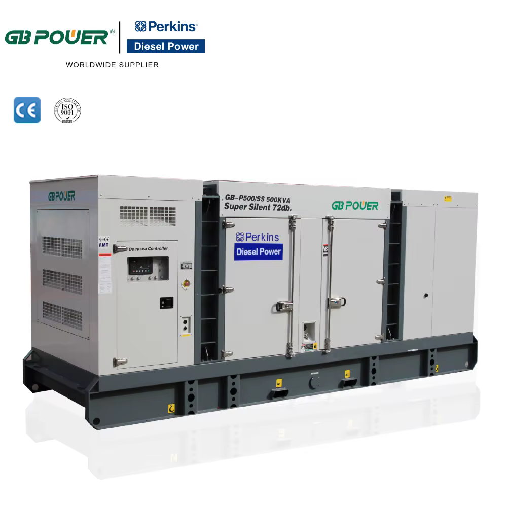 Original Factory Diesel Genset 600kva for Engine 2806A-E18TAG1A Super Silent Canopy Generator with ATS GB POWER GB-P600/S