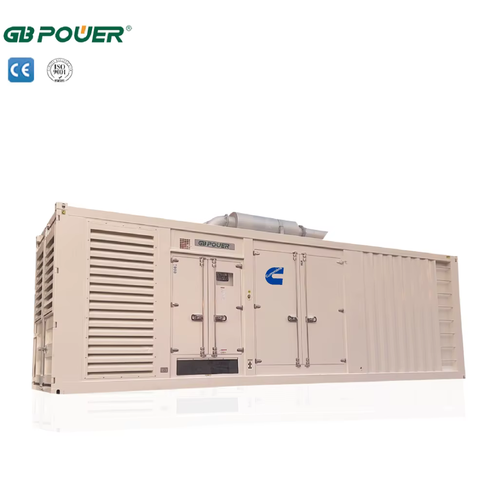 High Quality Container Type 1600kw Prime Diesel Generator 2000kva with UK for Engine Super Silent ATS 3 Phase 4 Wire