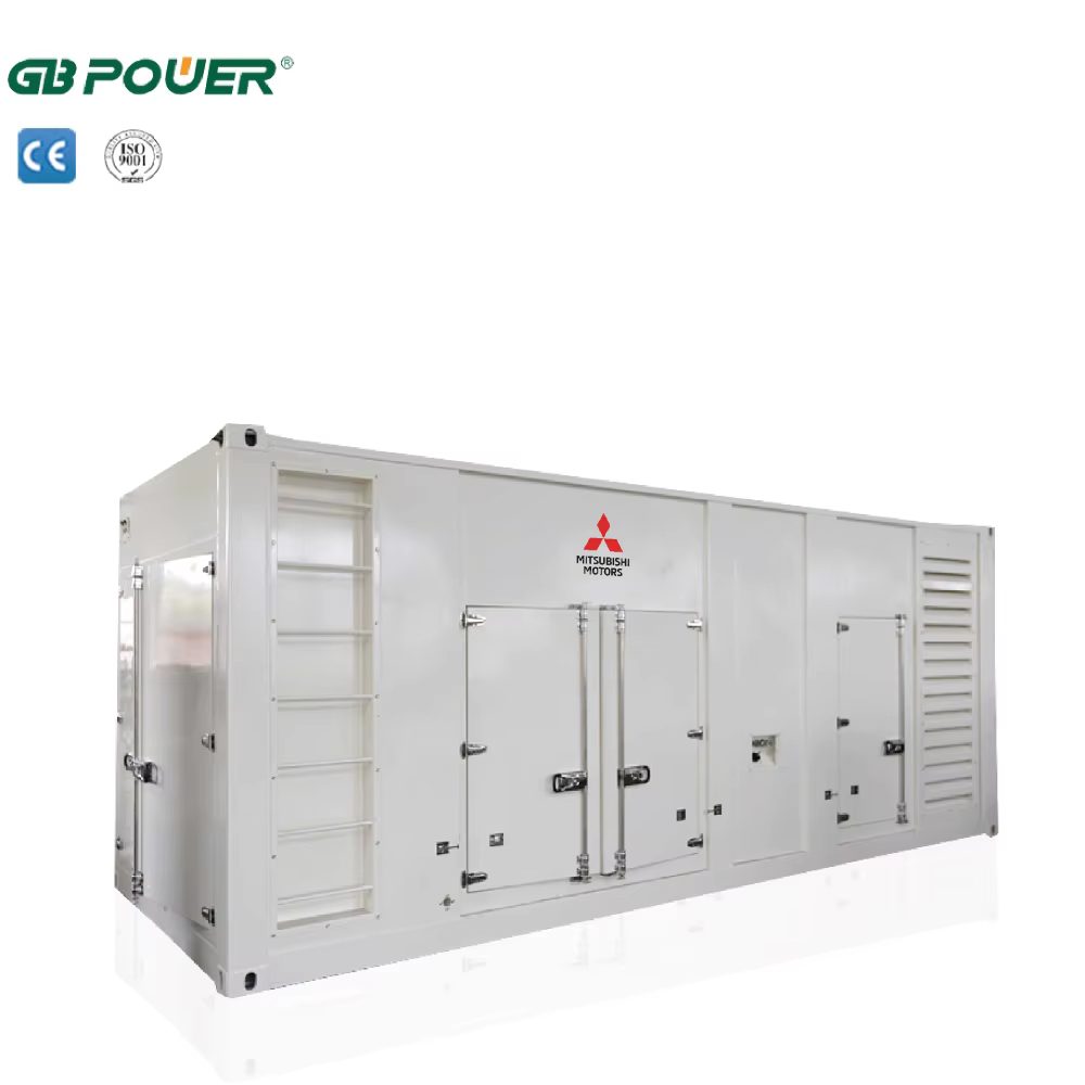 Customizable Three Phase Container 800kva Diesel Generator Open/Silent Type with MITSUBISHI Engine Model S12A2-PTA 50Hz ATS