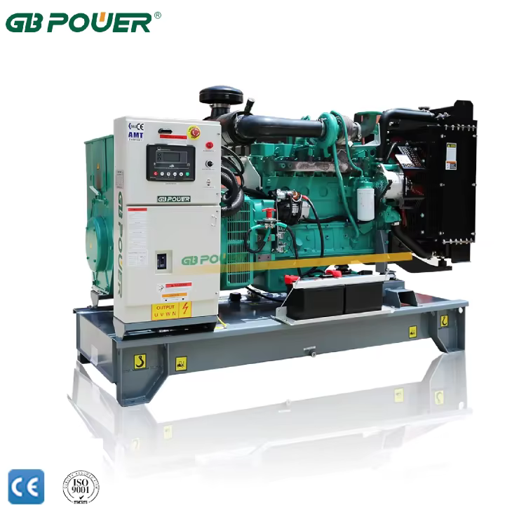 GB POWER Electric Genset 150KVA 50/60Hz Open Frame Diesel Generator Set with ATS 220/380V Adjustable 1 Year Warranty