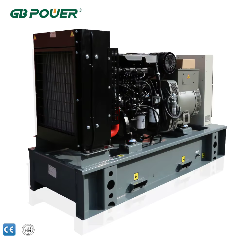 Baudouin Engine 6M16G350 Alternator Leroy Somer TAL-A46-F 300kva Water Cooled Diesel Generator 50Hz 1500RPM Open Frame ATS