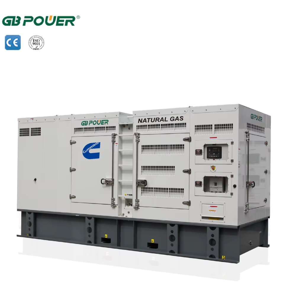 High Quality Water Cooling Remote 300KVA Natural Gas Generator Set for Engine GB13-GN Alternator 3phases4wires HCI 444ES