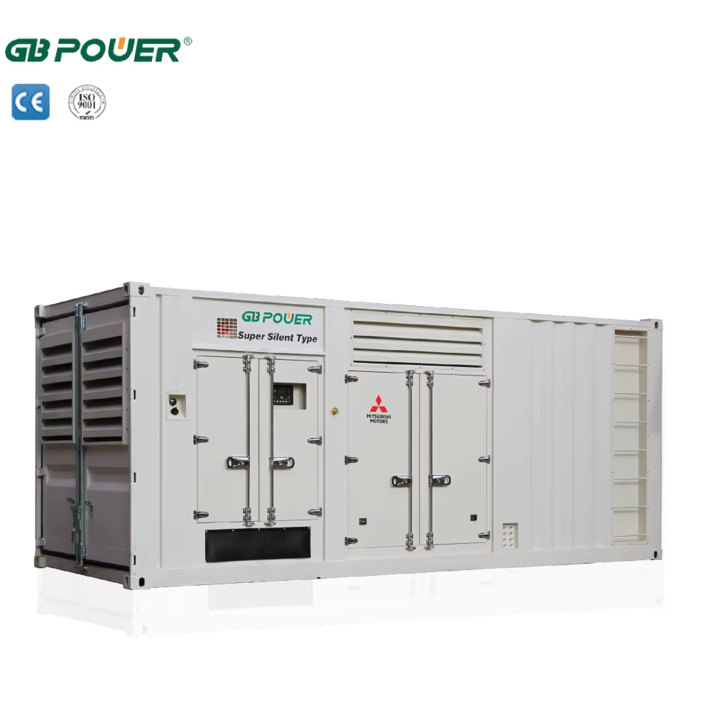 High Quality Diesel 650 KVA Generator Set Mitsubishi Engine Model S6R2-PTA-C Leroy Somer Alternator Auto Open Frame ATS