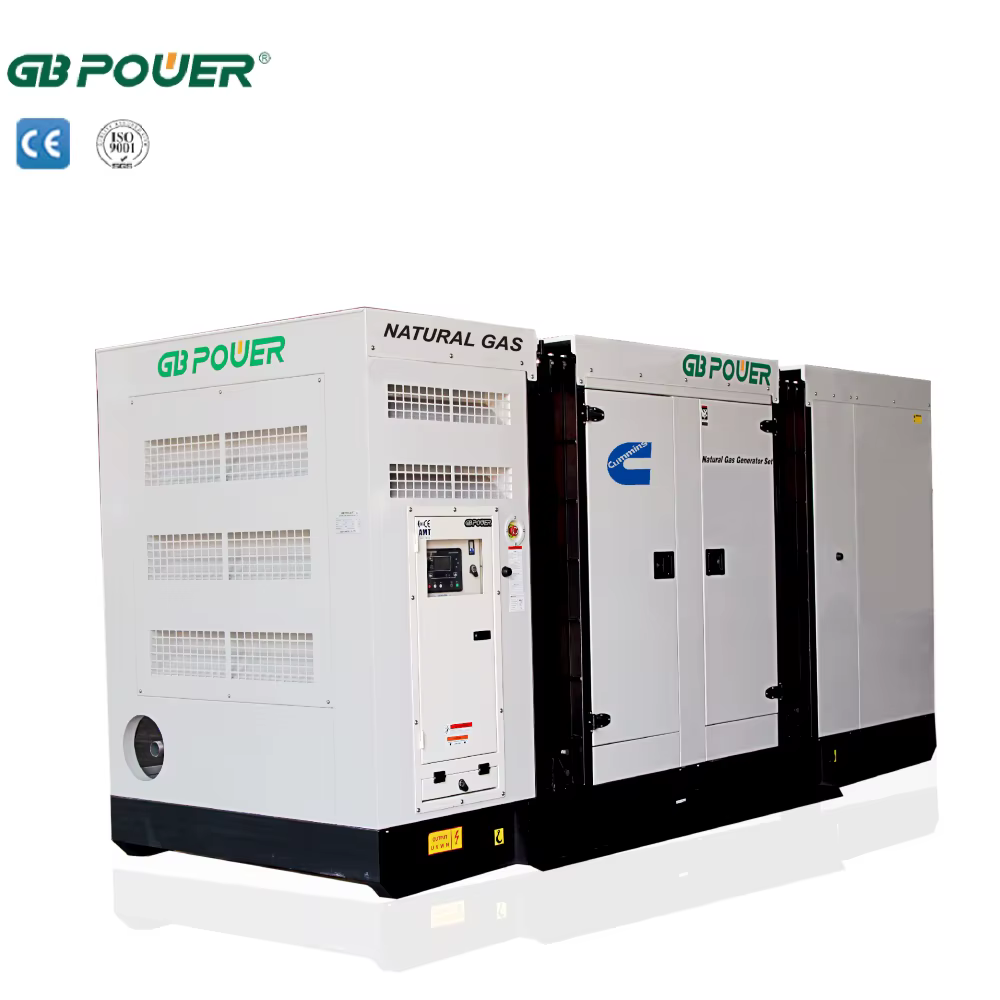 House Natural Gas Standby Generator GB5.9H-GN 90KW 112.5KVA Auto Start Nature Gas Genset Engine Alternator UCI 274D14