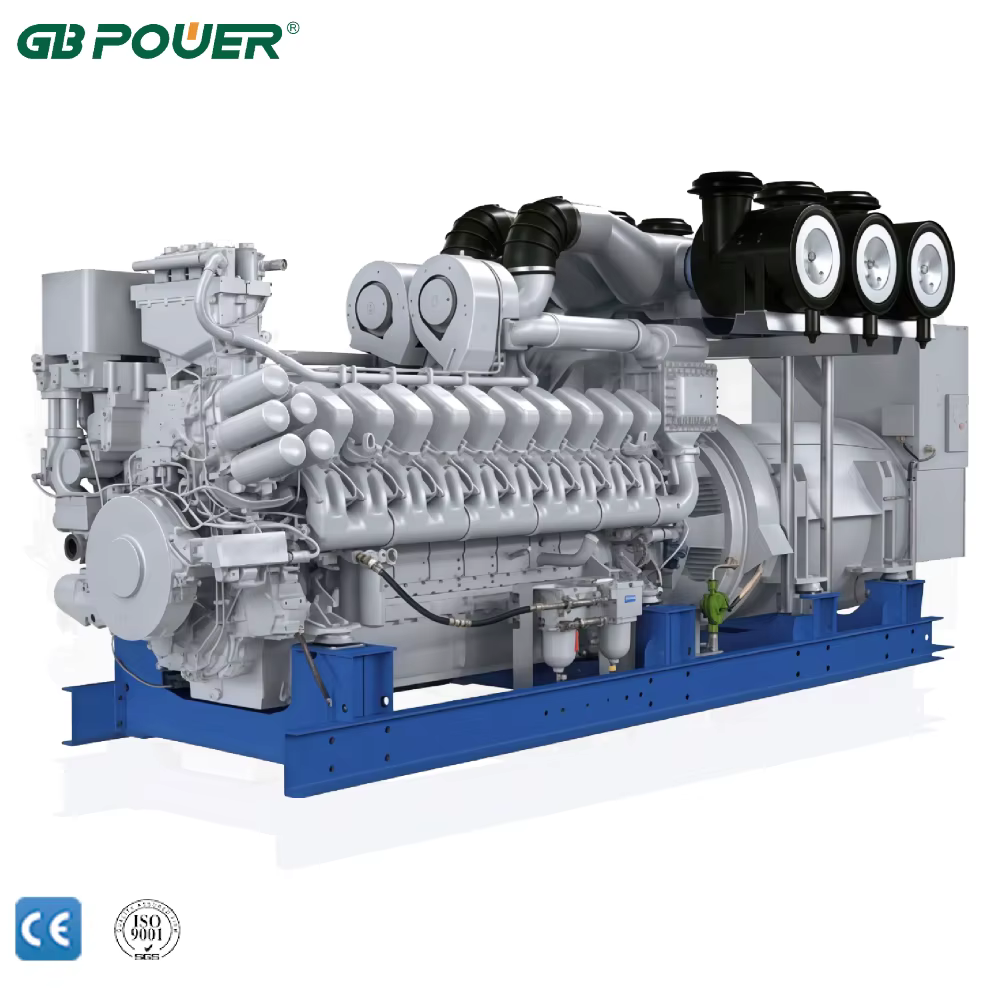 AC 3 Phase Diesel Generator Set 1500 kW with MTU Engine 12V4000G23 Super Silent Type 50 Hz 1800 RPM ATS