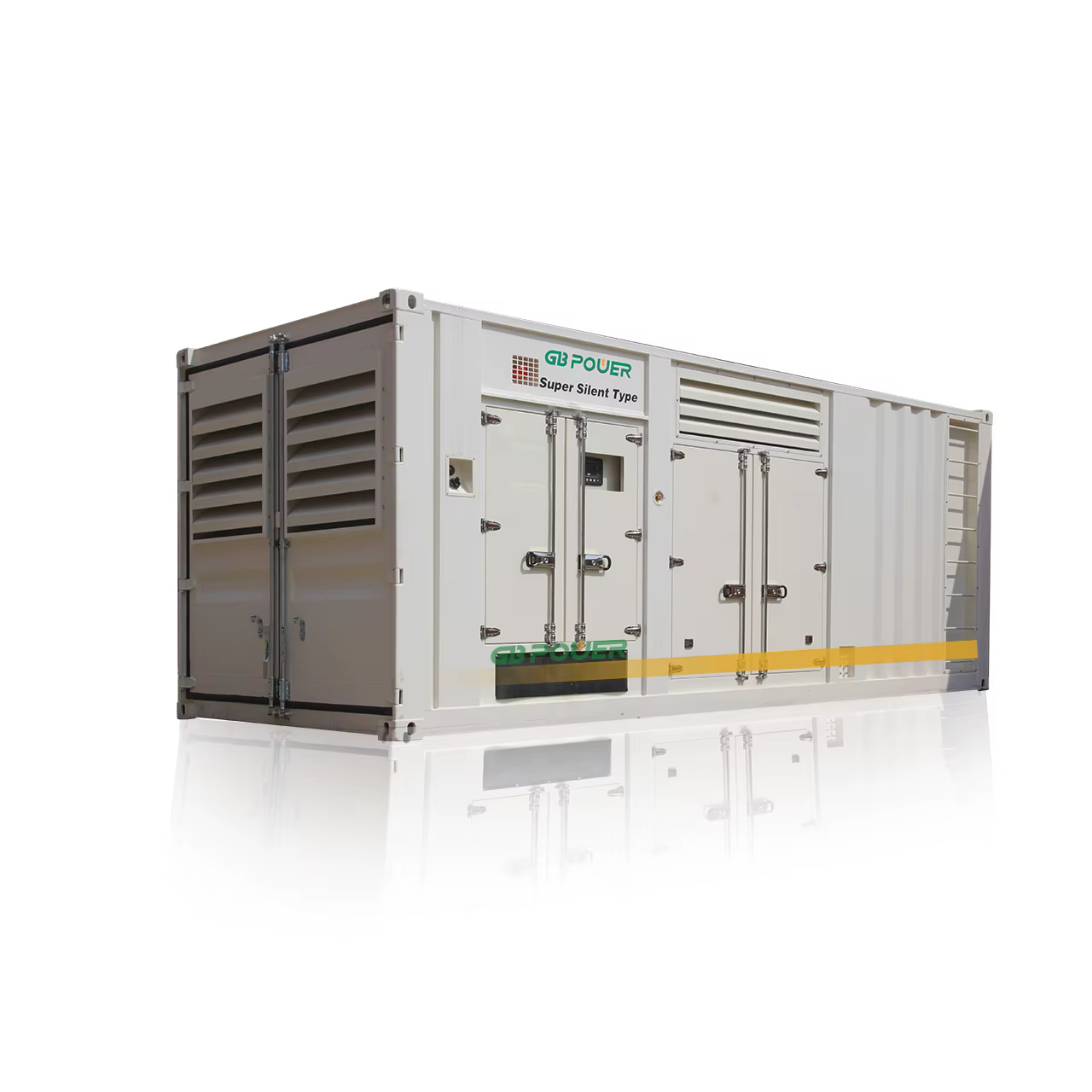 1500kVA Standby Diesel Power Plant with 4012-46TAG2A Engine ATS 50HZ Soundproof Canopy 24V DC Electric Start