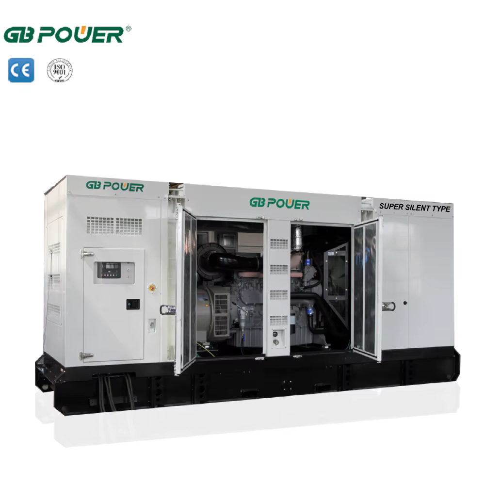 350KVA Silent Type Diesel Generator Set with for Engine Auto Start ATS Open Frame 100% Copper Brushless Alternator Leroy Somer