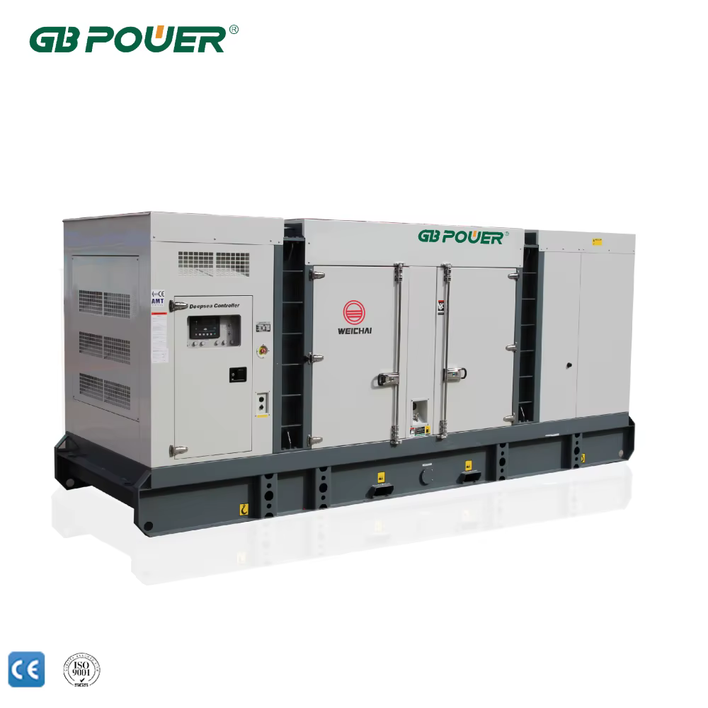 Three Phase 500kva Silent Diesel Generator Set with Baudouin Engine Model 6M21G550 Leroy Somer Alternator 1500RPM 50Hz