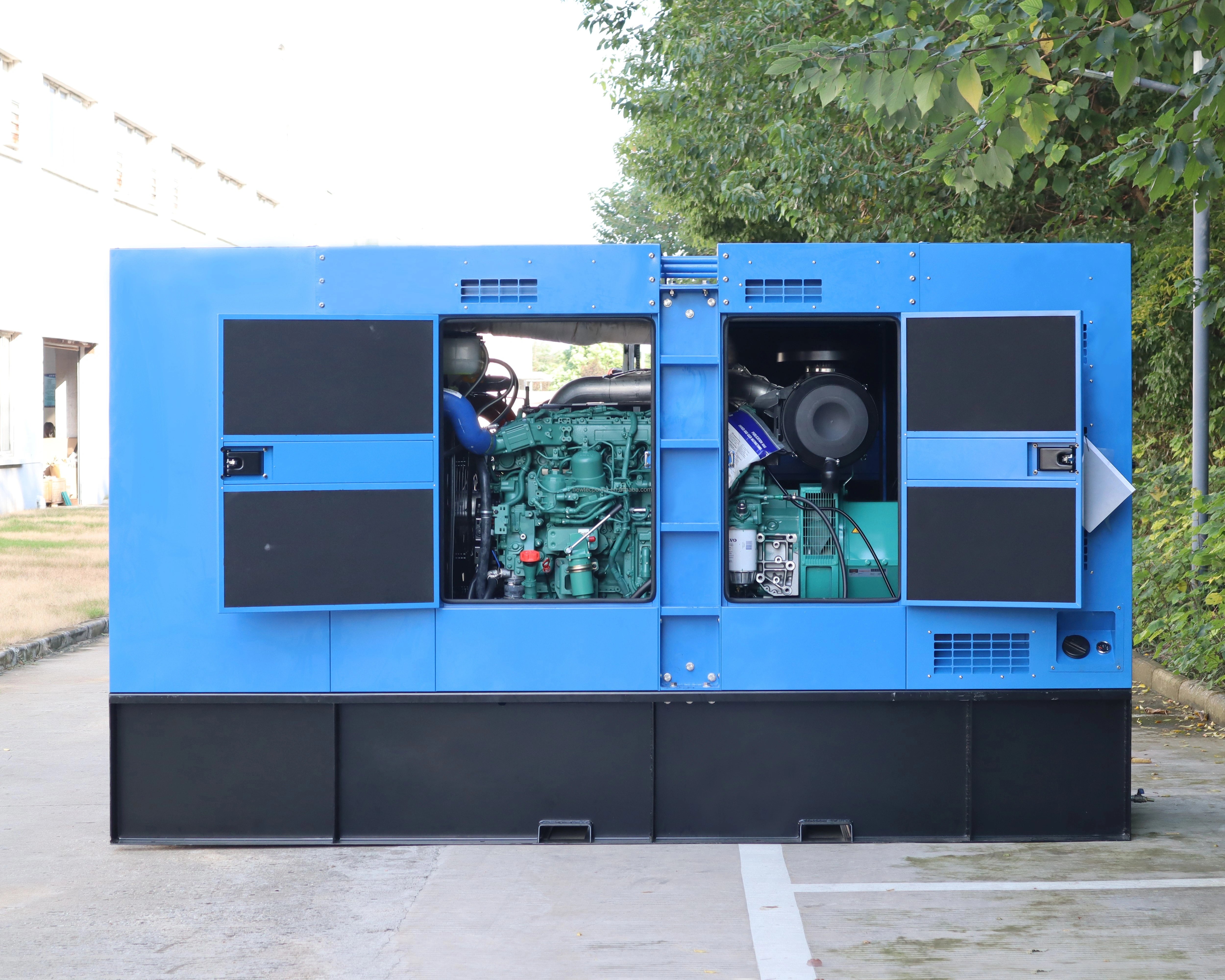 200kw 320kw 400kw 400kva 500kva EPA Super Silent diesel Generator Powered by Volvo Engine Newtec Power Prime Standby Use 100kva