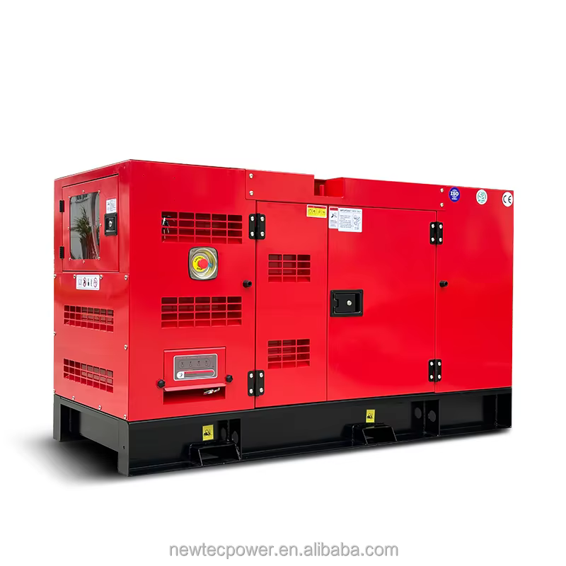 60kVA 80kVA 100kVA Silent diesel Generator Set Powered by Original NPPerkin 1104 Engine Newtec Prime Backup Use 50kW 60kW 80kW
