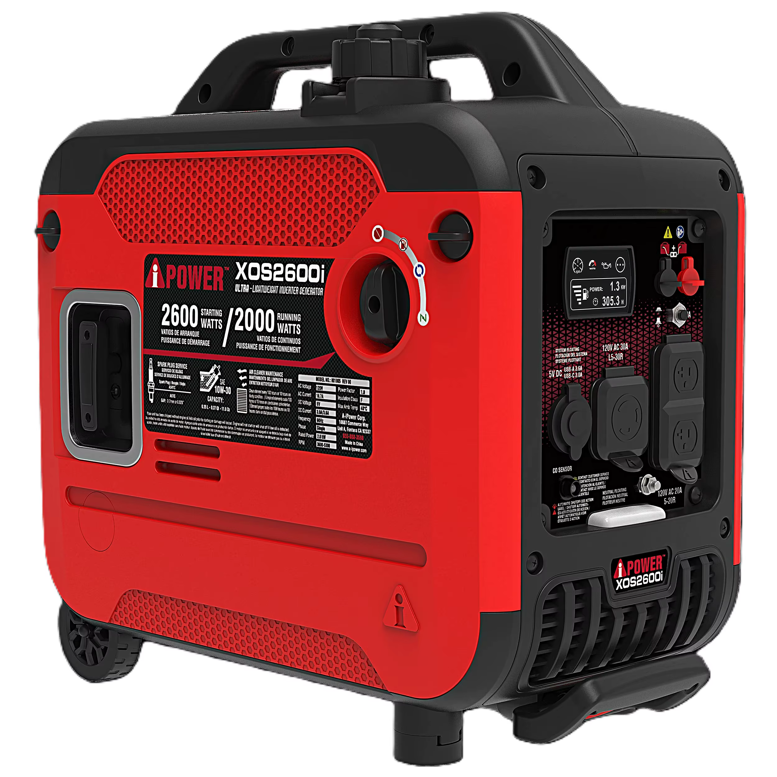 Chongqing Senci Portable Dual Fuel Inverter Generators Gasoline for Sale