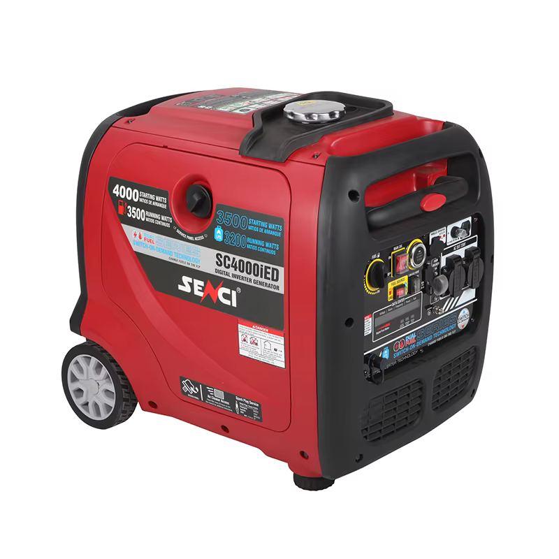 Senci Portable Silent Type 3kw 3.5kw Dual Fuel Generator 240v 4kva Gasoline Lpg Inverter Generator Natural Gas Generator