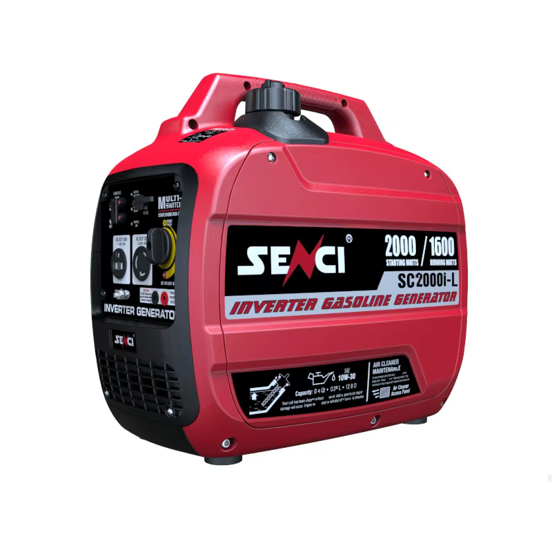 Senci Silent Inverter Generator 2kw Portable Generador Electrico Recoil Start Ultra Quiet Noise Level 60dBA