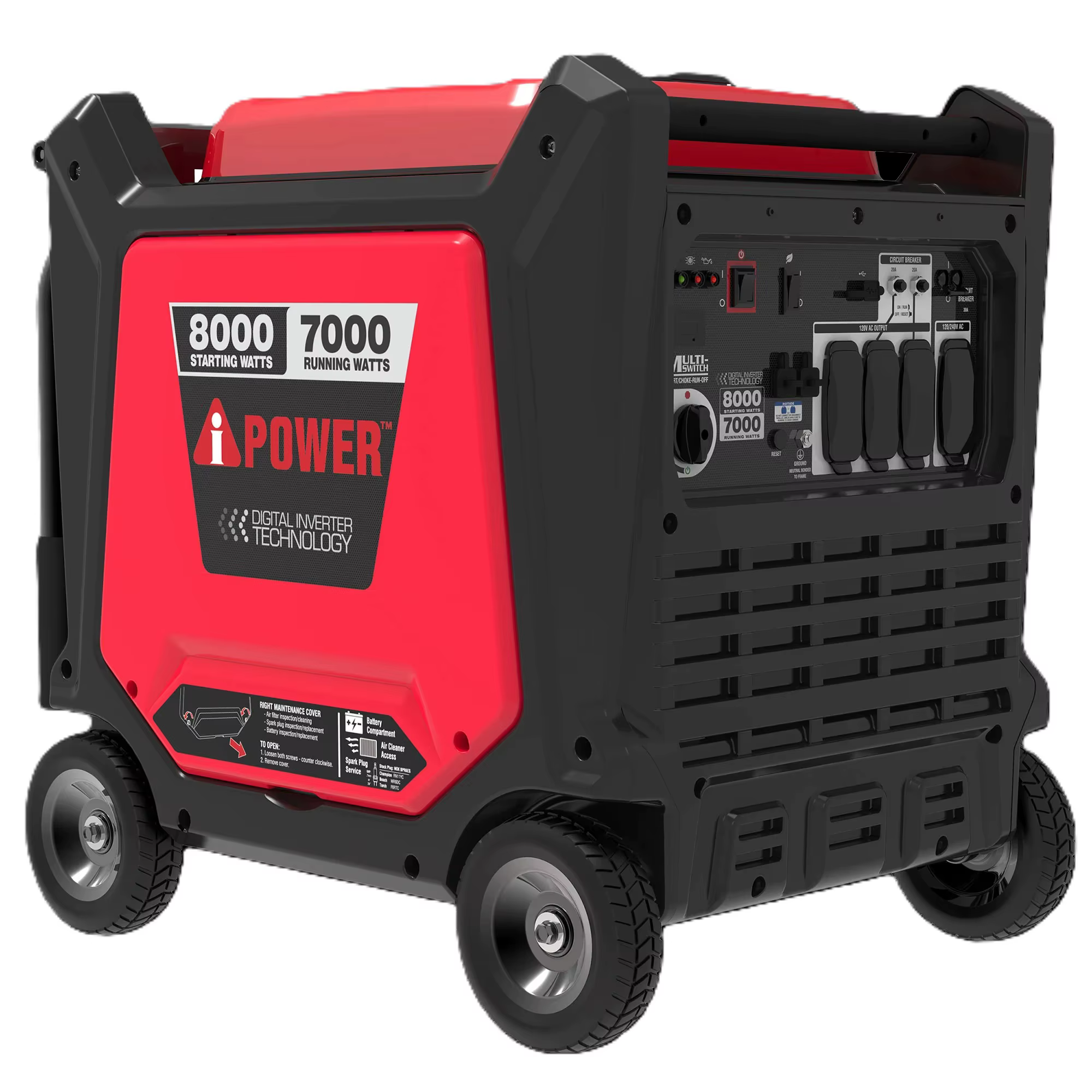Senci 8000 Watt 7000 Watts Portable Inverter Generator Super Silent Gasoline Generator 8kw