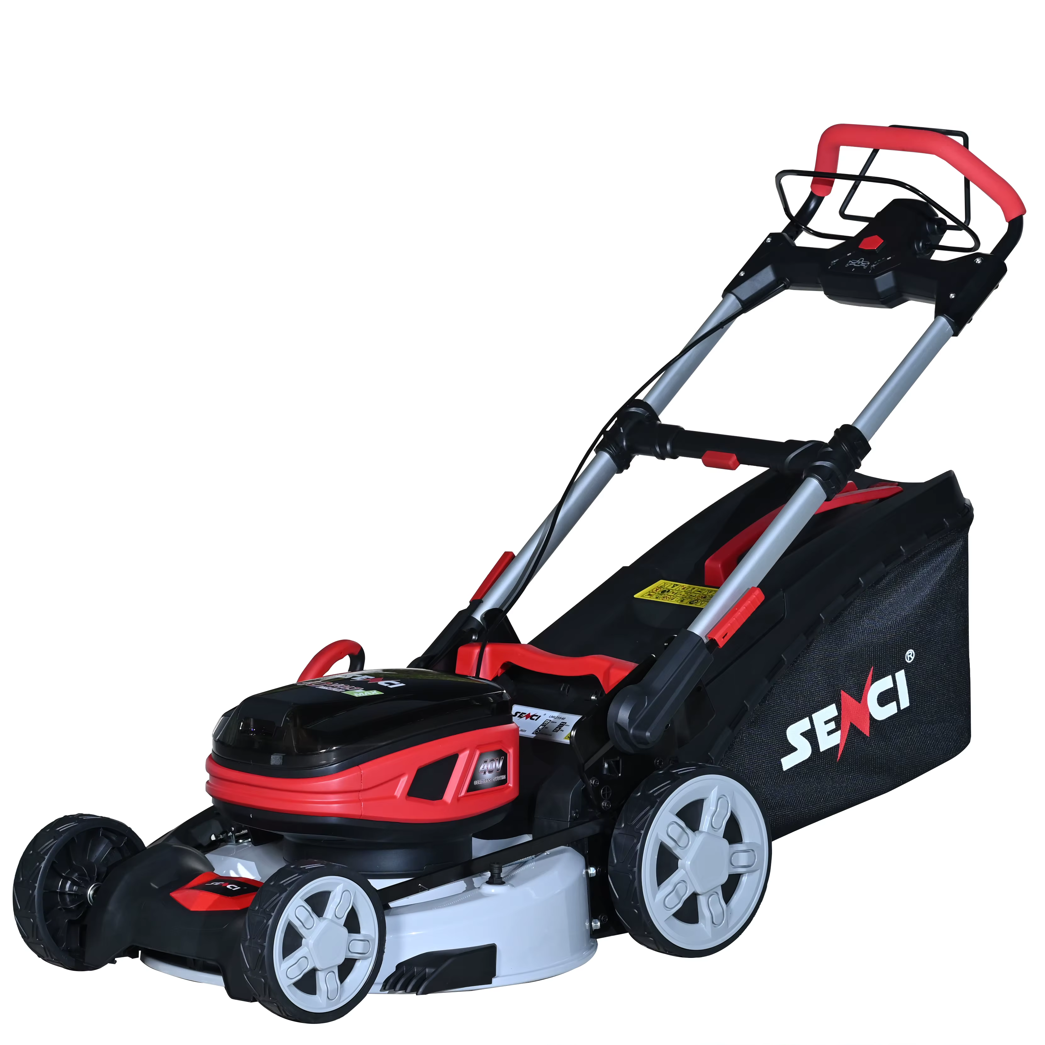 SENCI 21 Inches 40V Lithium Battery Lawn Mowers Battery Lawn Mowers for Grass Cutting Electric Lawn Mower Hand Push