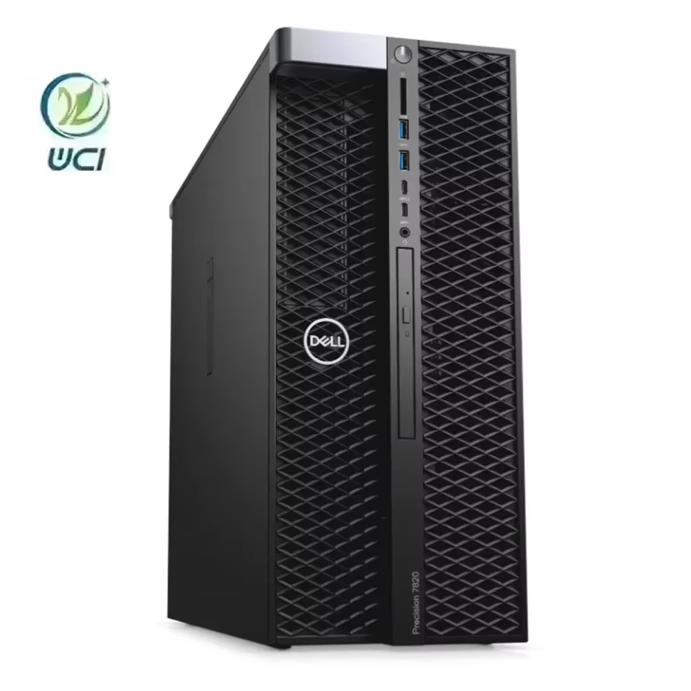 De Ll Precision Tower T7820 Workstation with 128GB P2000 Graphics 4TB Flexbay Gold 5218 16GB Memory-Used but Stock