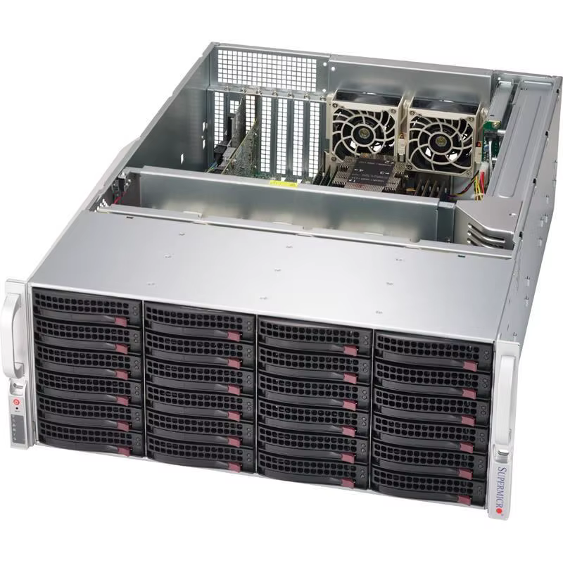 SuperServer 6049GP-TRT 4U Dual Processor System with 20 Single-Width  T4 GPUs