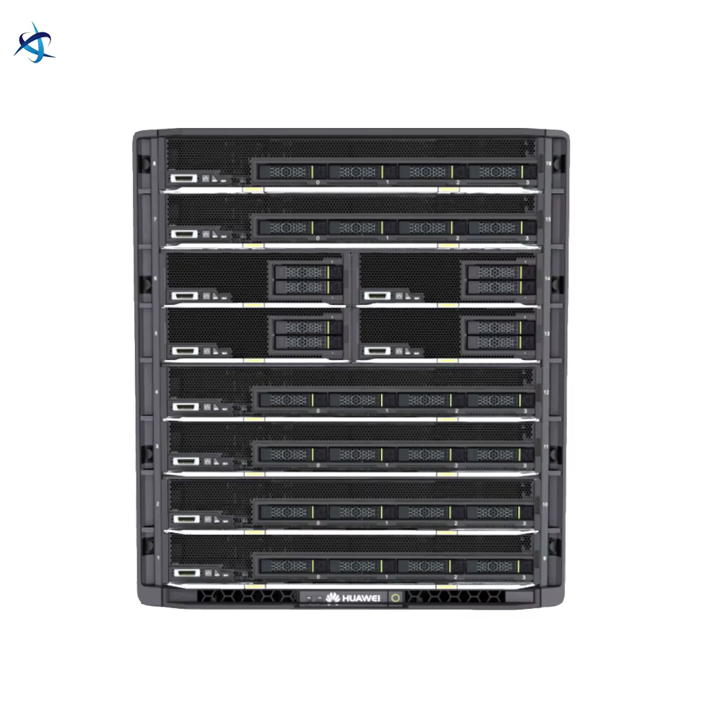 Huaweis FusionServer E9000 Blade Server Converged Architecture Chassis Computing Storage Networking Management for Data Centers