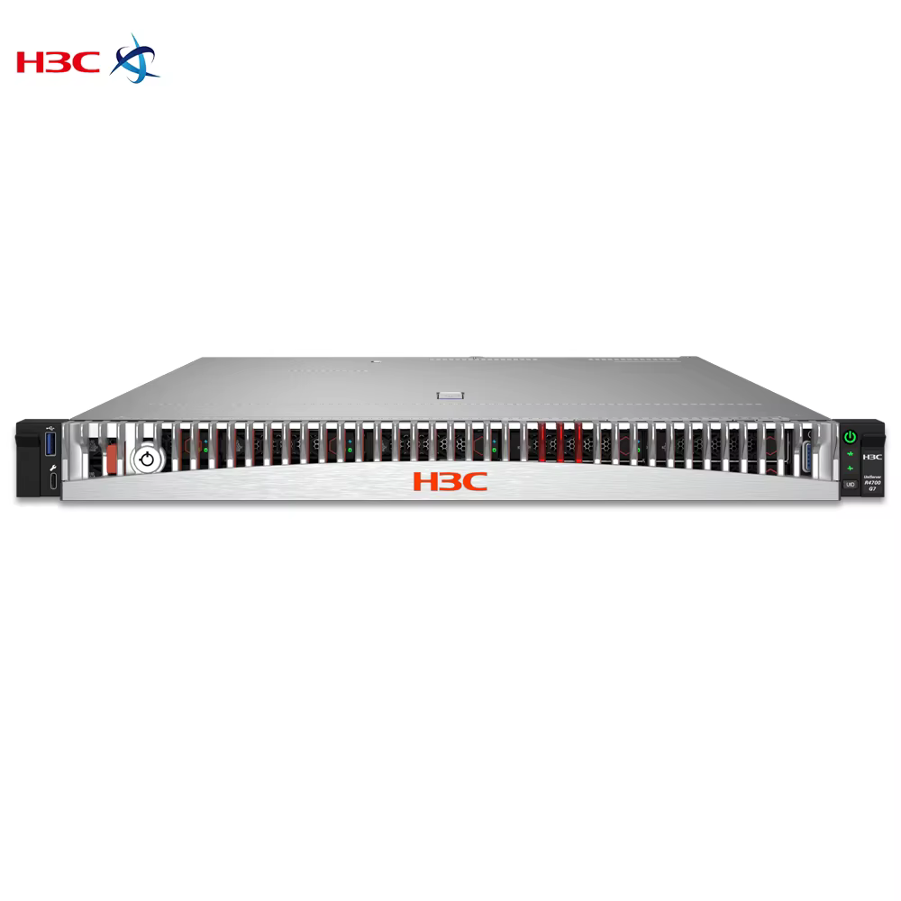 New Generation H3C R4700 G7 1U Server Intel Birch Stream Platform With DDR5 Memory H3C 1U Rack Server for Database