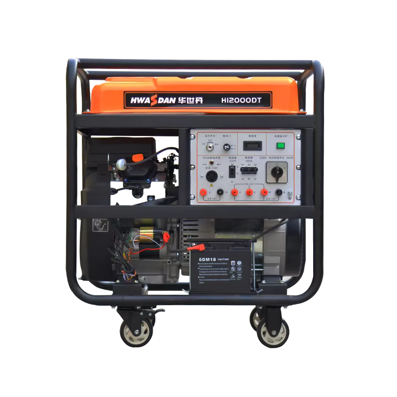 Hwasdan Wholesale 10kwa Three Phase Natural Gas Generator 380 Volt 10000 w lpg Gas Generators