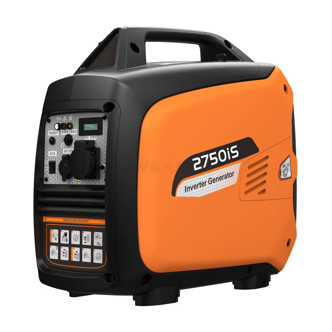 HWASDAN Wholesale Silent 2KW Gasoline Generators 12/24/48V DC Inverter Gas Generator Charger 110/240 Volts Single Phase 60Hz