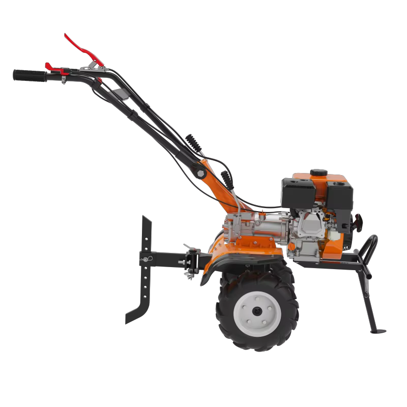 7HP Simple Machines to Cultivate Land 4kwGasoline Engine Rotary Cultivator for Soil Turning H170F Gear Drive Front Power Tiller