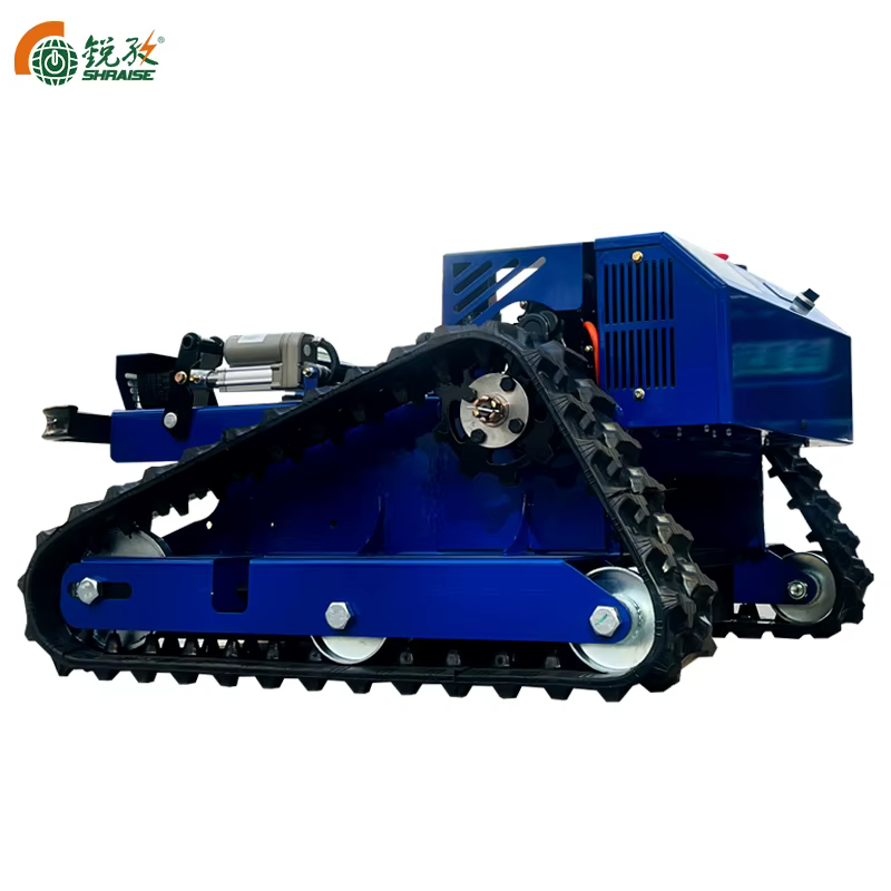 High Quality Crawler Remote Control Lawn Mower Lawn Mower Garden Use Grass Cutting Machine