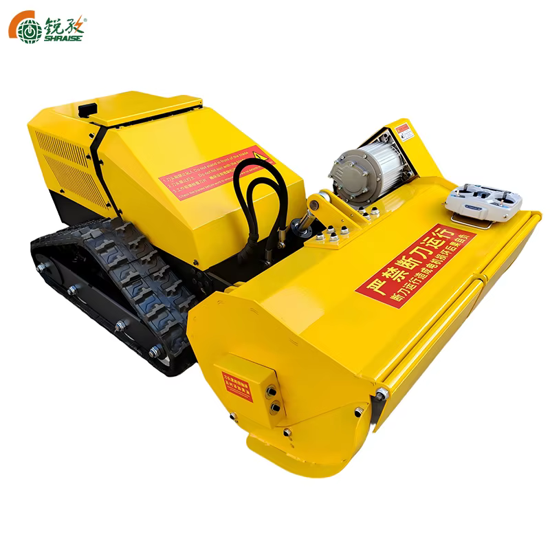 Automatic Family Garden Grass Cutting Machine Remote Control Lawn Mower for Agricultural Lands