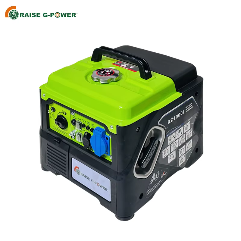 Raise Power Portable,4-stroke Semi-enclosed Inverter Generator 0.8-1KW ,Tailgate Parties, Camping and Travel-Specific