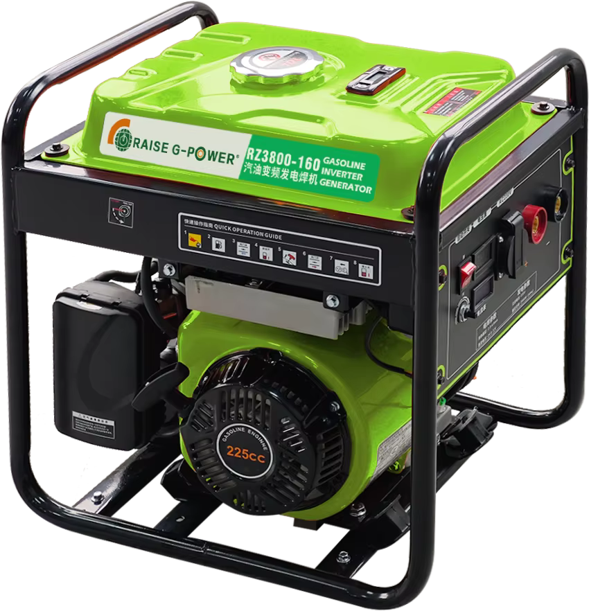 Inverter Gasoline Weld Generator with Recoil Start Adjustable Current