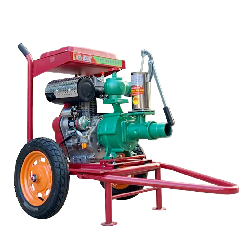 Raise Gasoline Engine Pump with Rain Gun Spraying Flow Rate OEM Customization
