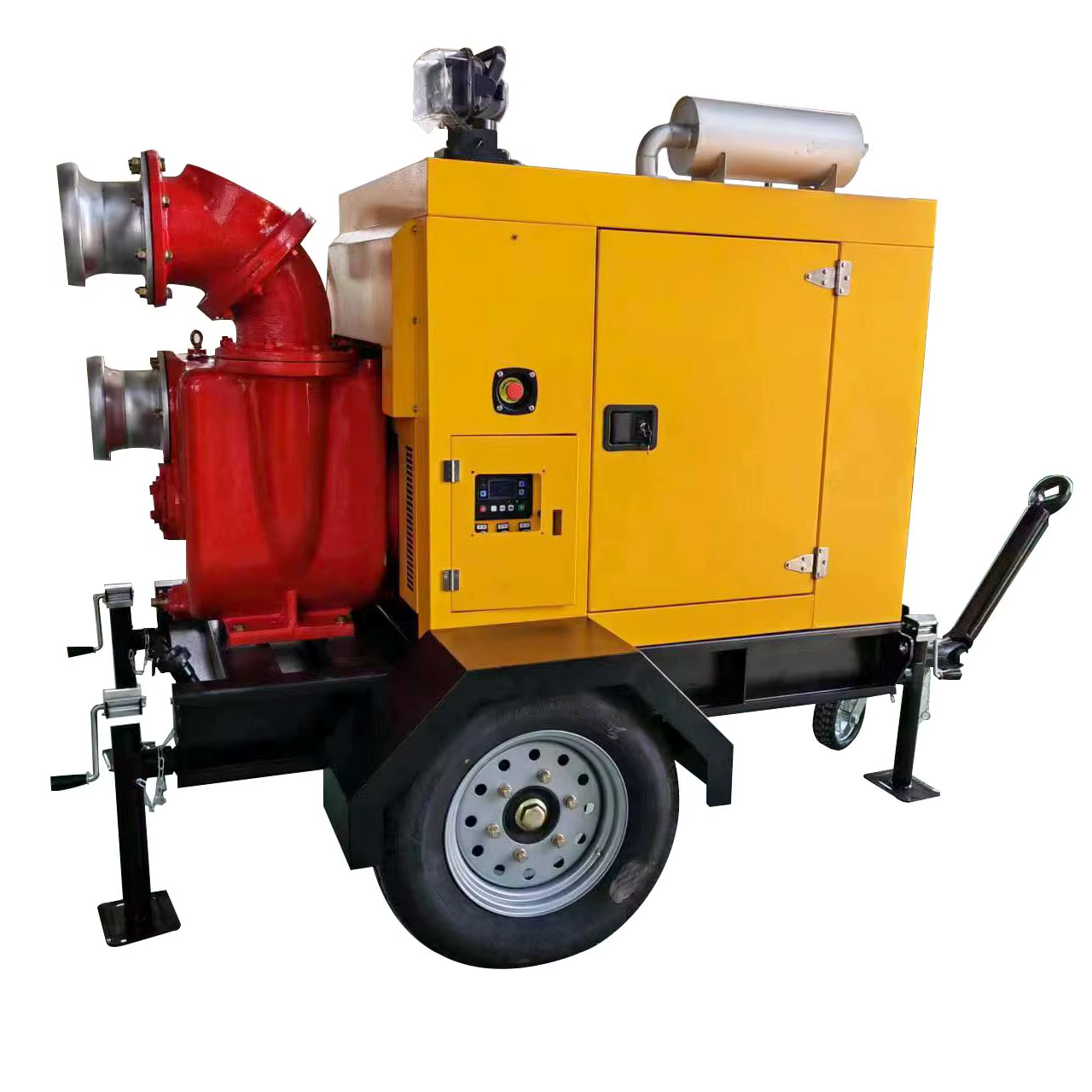 Maximum Flow 300 Cubic Meters Per Hour Maximum Lift 14m Emergency Self-priming diesel Engine Pump Unit