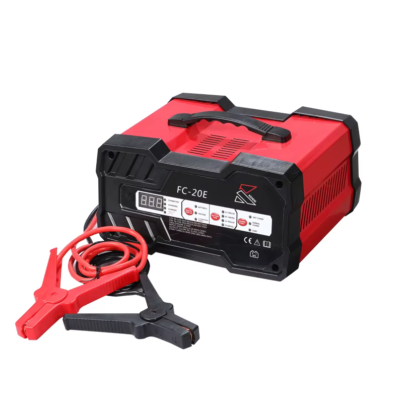 KENDE 220v 12/24V 20a Battery Charger Portable Ev  Battery Charger Indicator
