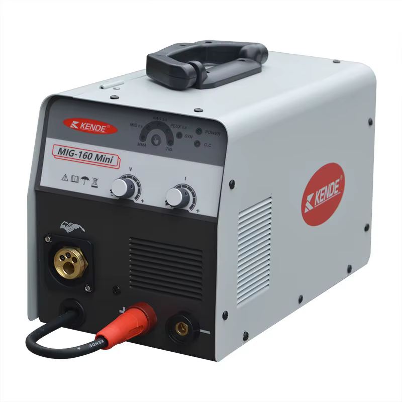 KENDE 220V MIG MAG Welding Machine Portable Flux Gasless Mig Welder  MIG-160 Mini