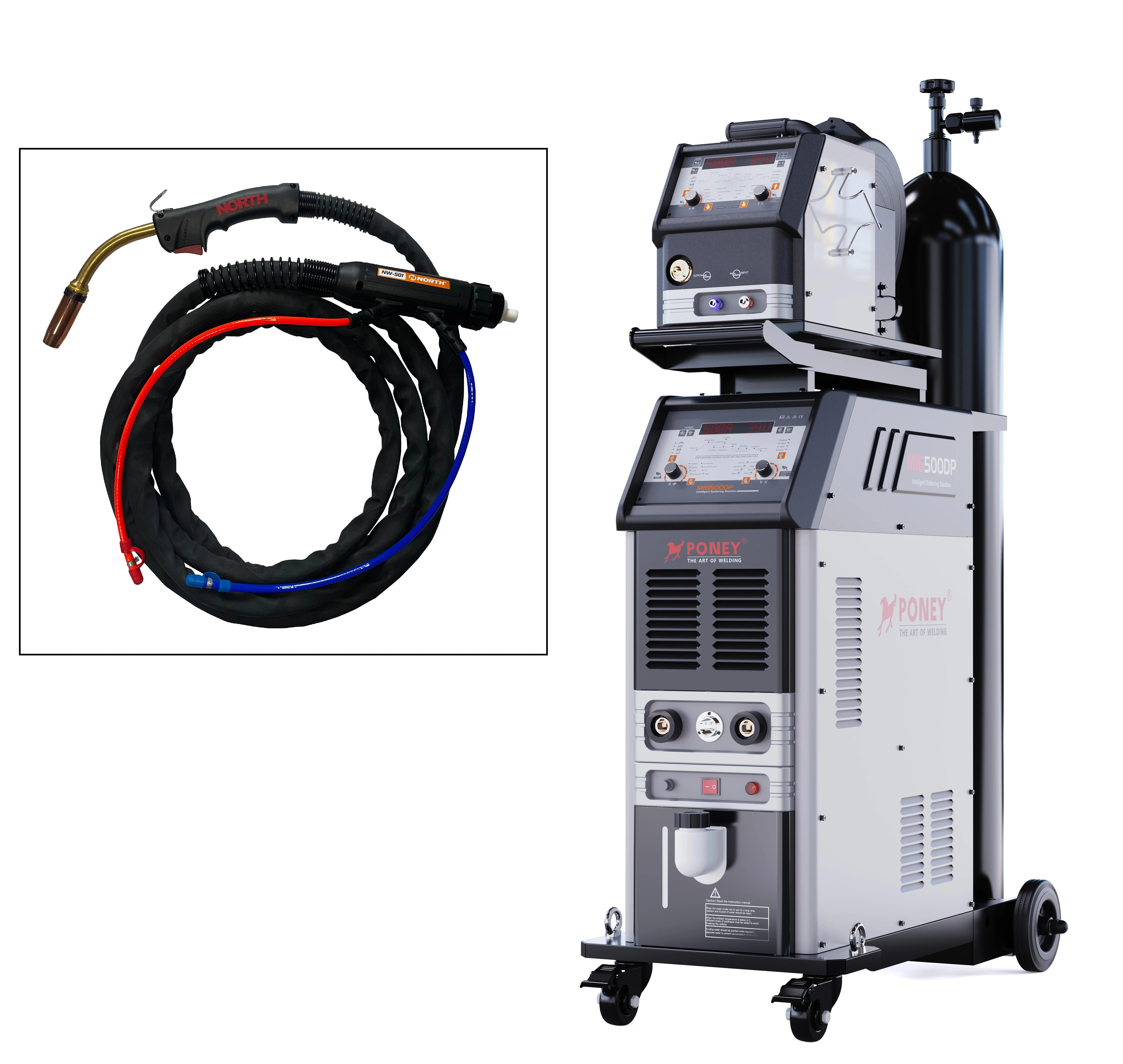 Industrial Grade 380V 500A DOUBLE PULSE MIG/TIG/MMA Welding Machine New Specializing Aluminum Welding Popular High Speed Co2