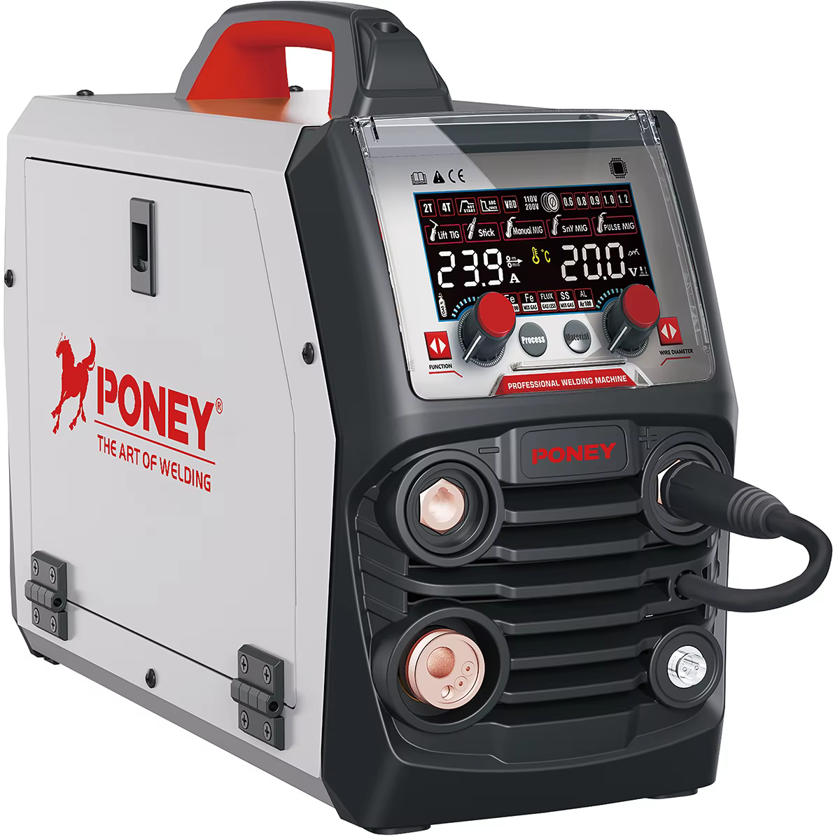 Single Pulses Aluminum MIG Welding Machine with MMA and Lift TIG Function