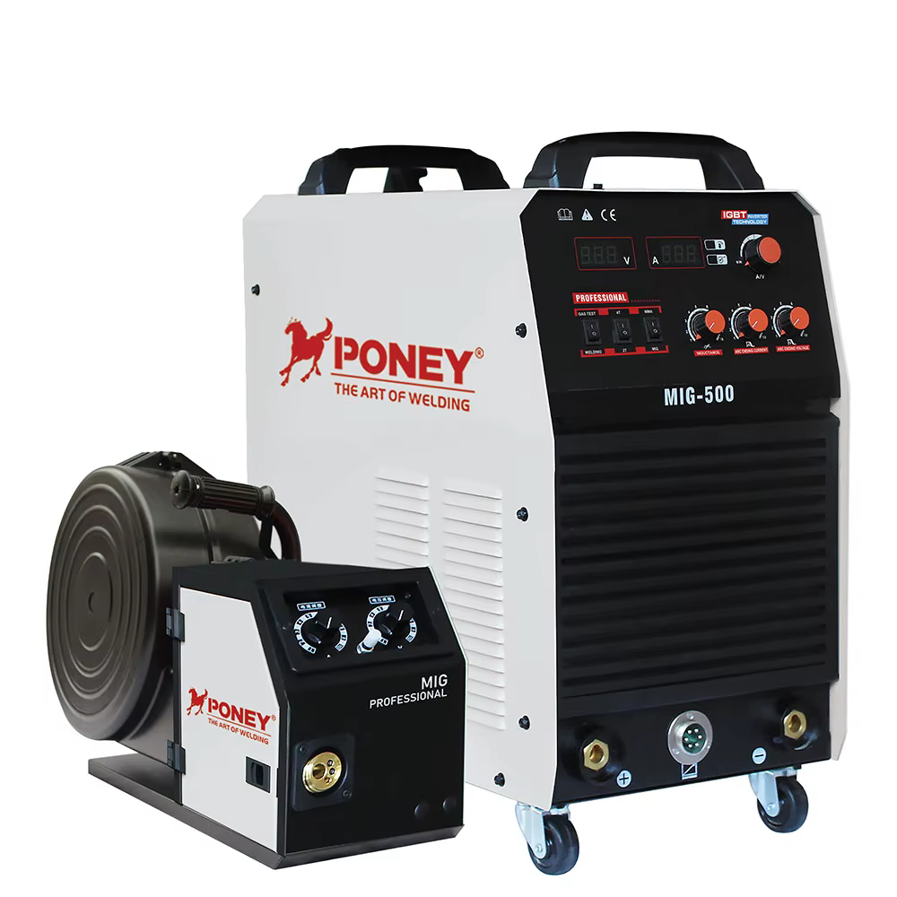 Professional Carton Steel  Stainless Steel Wire Inverter IGBT Mig Mma 500Amp Welding Machine  Max 15kgs Fux Cored Wire 380V