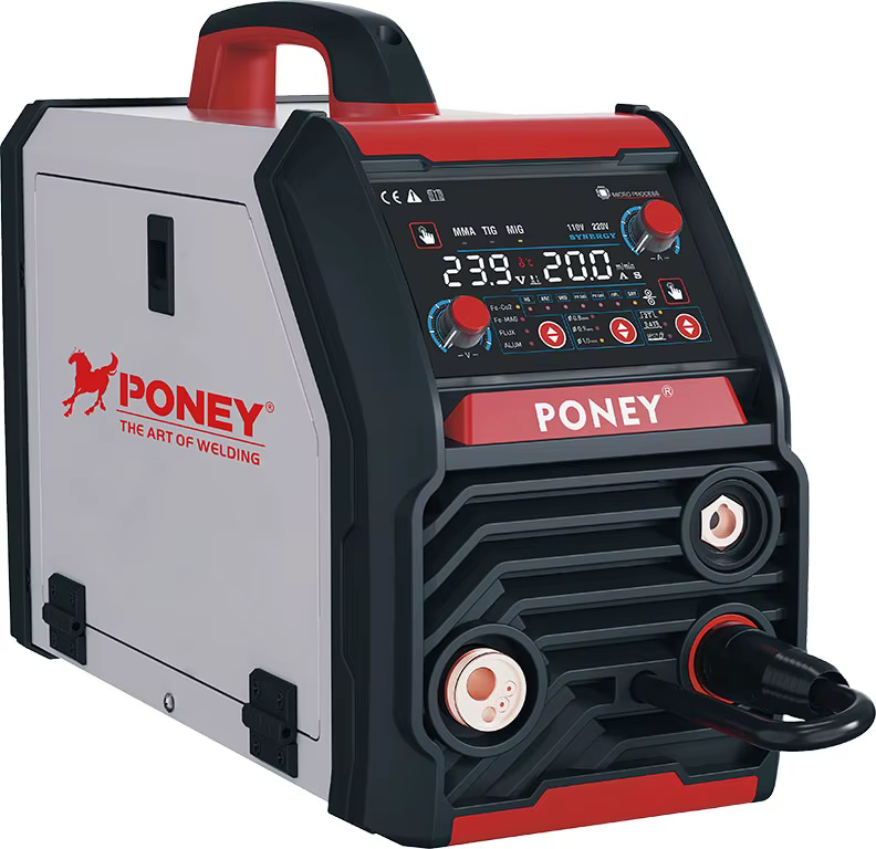 Cheap Digital Display Synergic  3-in-1 Multi Function MIG Welding Machine CO2   200 Amp Mig Welder Flux Mig Welding Machine